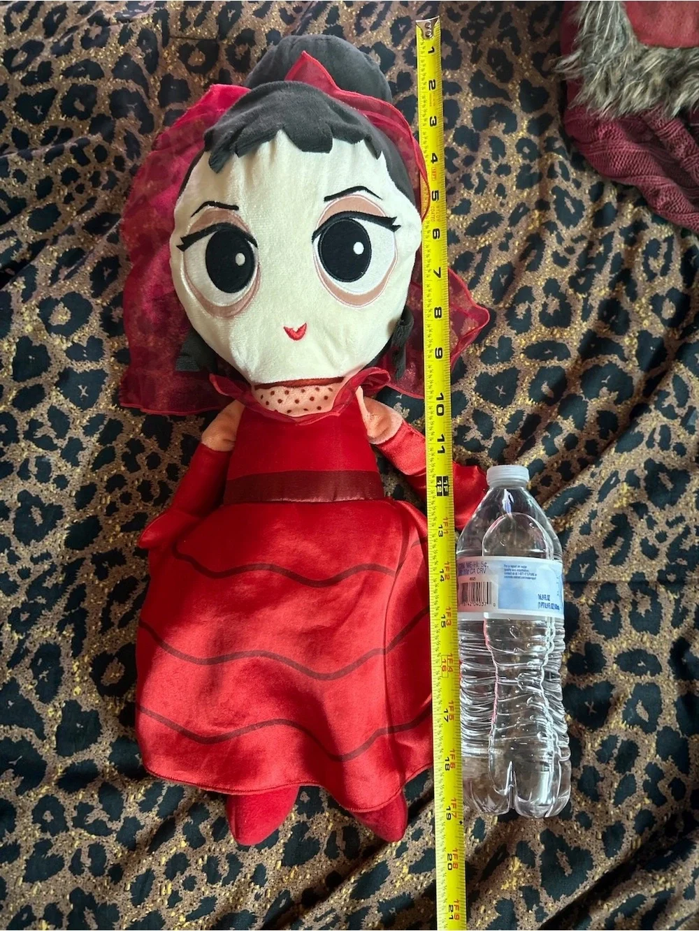 Beetlejuice Lydia Deetz Plush Dolls Set of 2 Funko Spirit Halloween Red Black